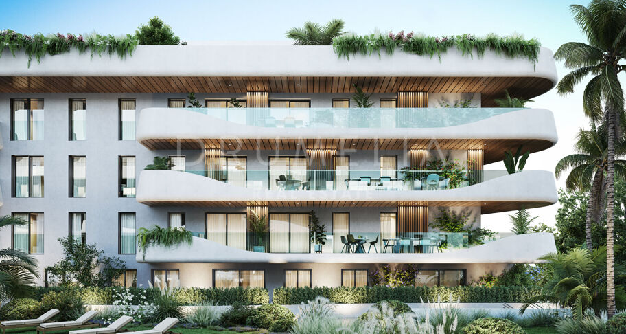 Superbe penthouse moderne et luxueux dans un nouveau complexe contemporain haut de gamme, Marbella
