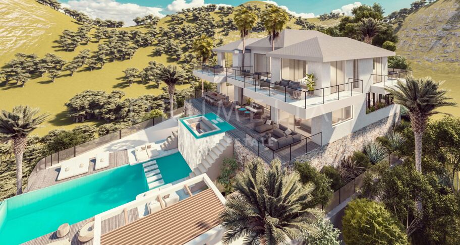 Brandneues, schönes, modernes Luxusprojekt Villa in Monte Mayor, Benahavis