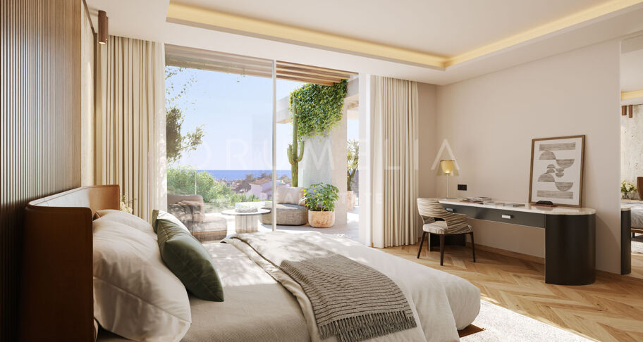 New luxury modern duplex penthouse with private pool and stunning views, Marbella’s Golden Mile