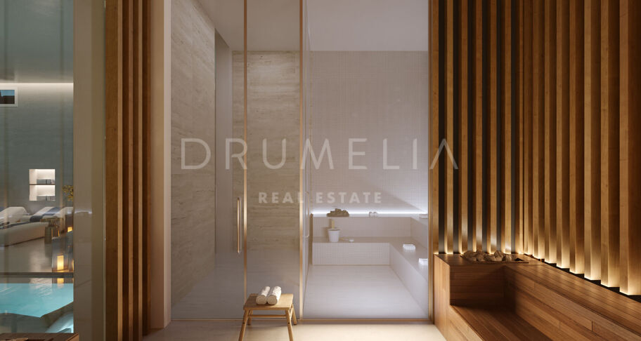 New luxury modern duplex penthouse with private pool and stunning views, Marbella’s Golden Mile