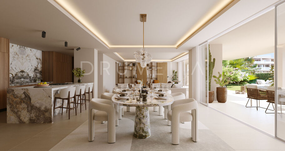 New luxury modern duplex penthouse with private pool and stunning views, Marbella’s Golden Mile