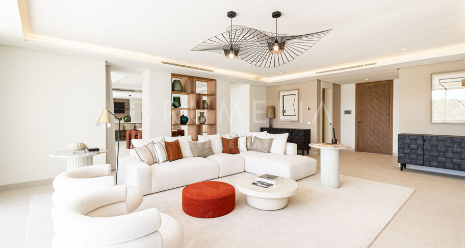 New luxury modern duplex penthouse with private pool and stunning views, Marbella’s Golden Mile