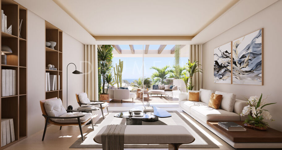 New luxury modern duplex penthouse with private pool and stunning views, Marbella’s Golden Mile