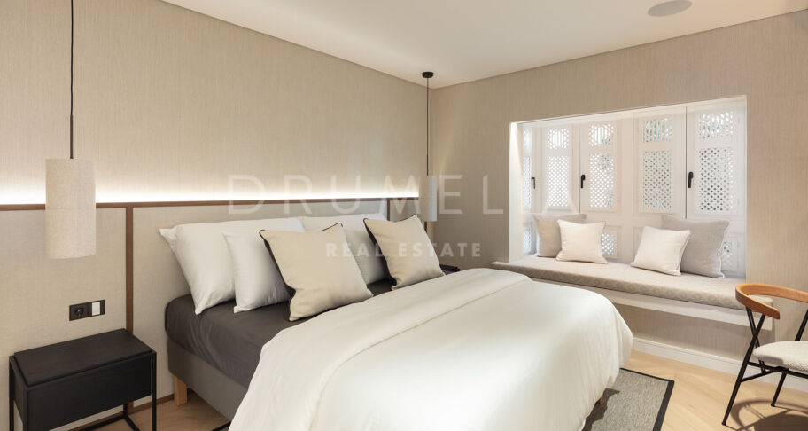 Stilvolle moderne Luxus-Erdgeschosswohnung in Marina de Puente Romano, Marbellas Goldener Meile