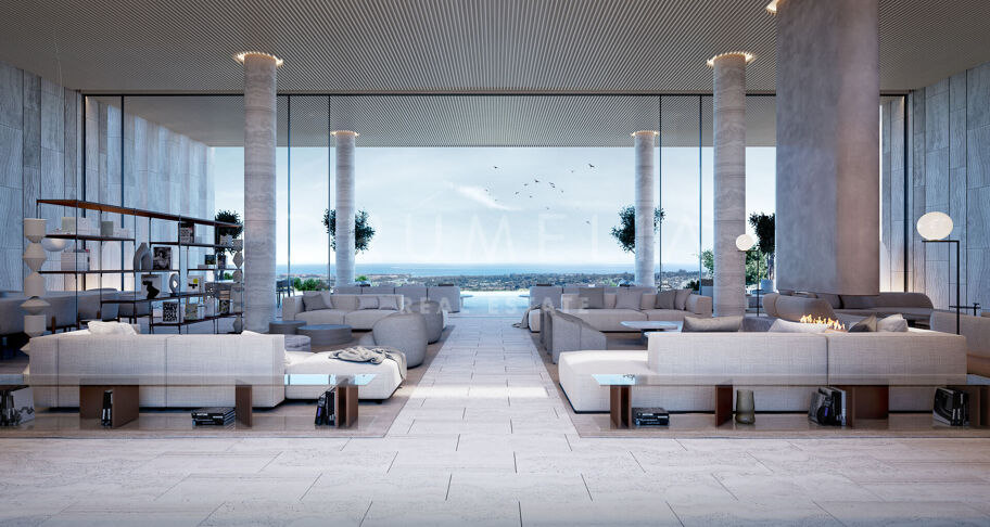 Villa Niwa - Unique brand-new luxury mansion of contemporary style with sea panorama in La Reserva de Sotogrande