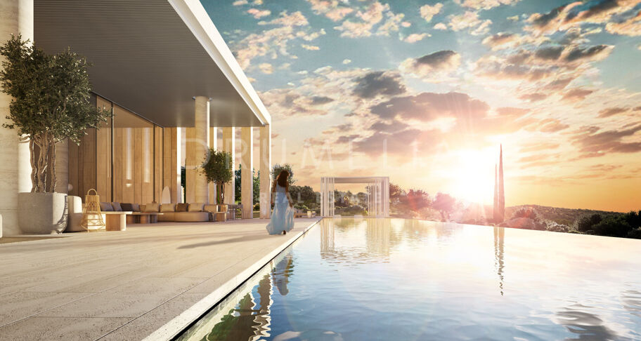 Villa Niwa - Unique brand-new luxury mansion of contemporary style with sea panorama in La Reserva de Sotogrande