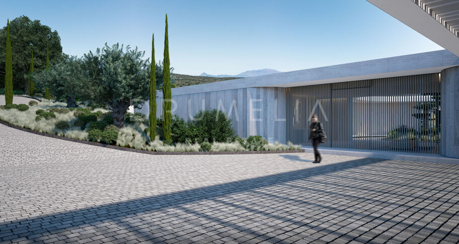 Villa Niwa - Unique brand-new luxury mansion of contemporary style with sea panorama in La Reserva de Sotogrande