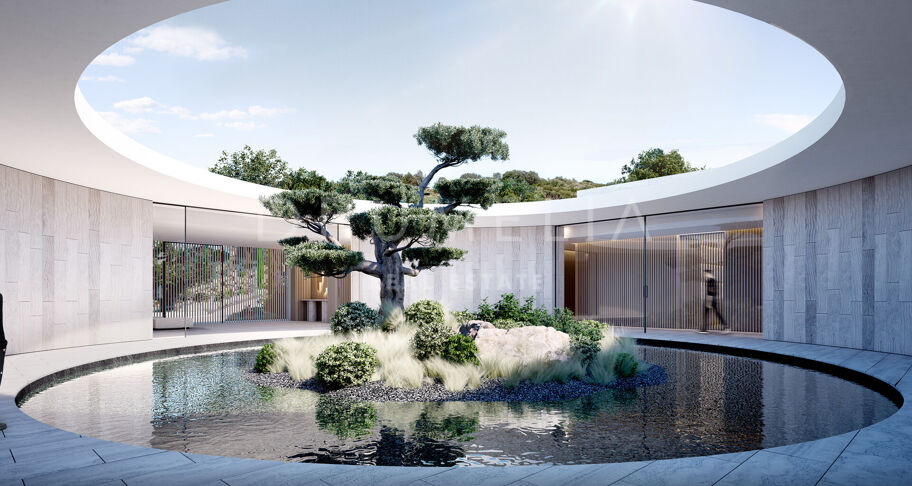 Villa Niwa - Unique brand-new luxury mansion of contemporary style with sea panorama in La Reserva de Sotogrande