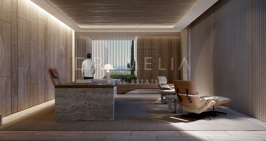 Villa Niwa - Unique brand-new luxury mansion of contemporary style with sea panorama in La Reserva de Sotogrande