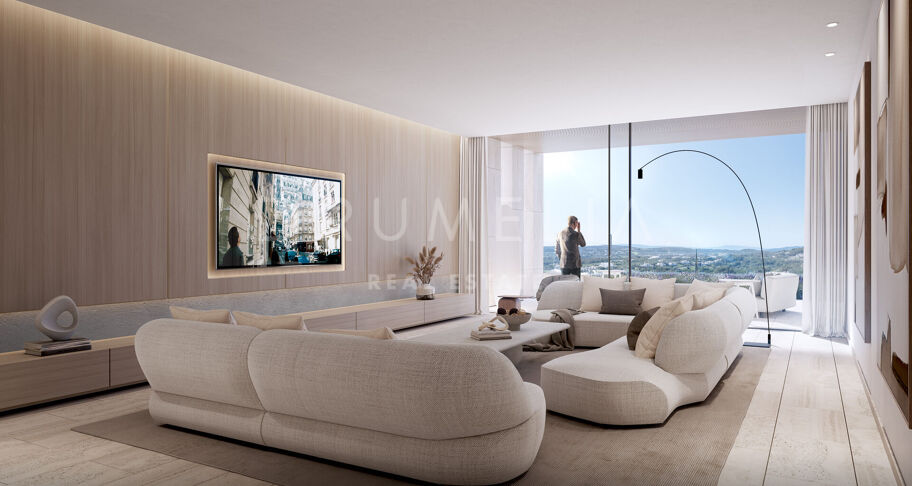 Villa Niwa - Unique brand-new luxury mansion of contemporary style with sea panorama in La Reserva de Sotogrande