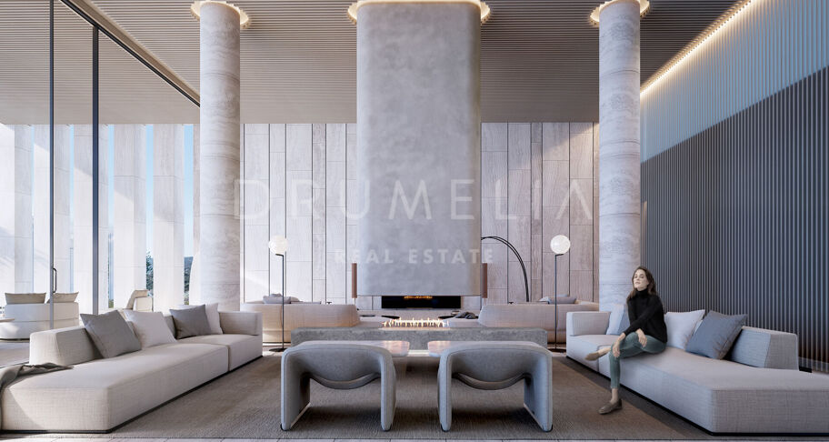Villa Niwa - Unique brand-new luxury mansion of contemporary style with sea panorama in La Reserva de Sotogrande