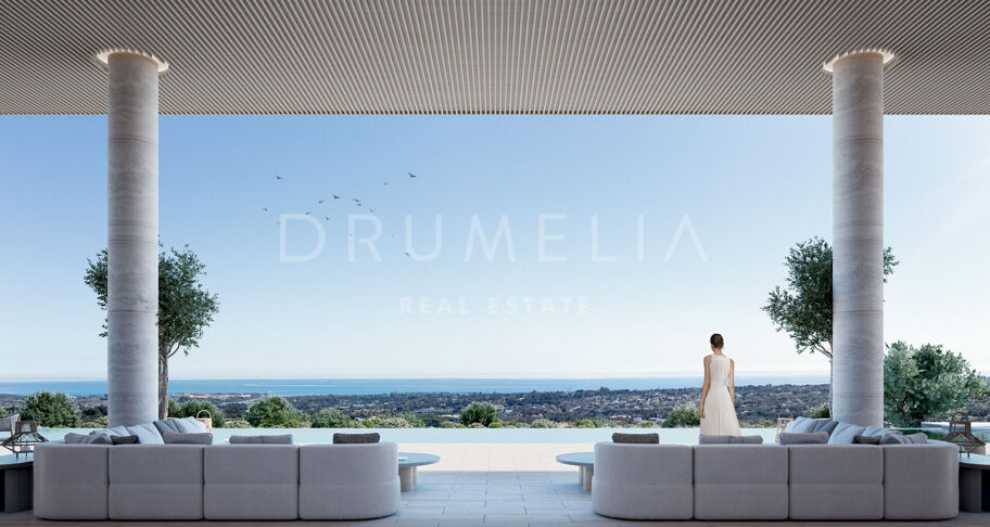 Villa Niwa - Unique brand-new luxury mansion of contemporary style with sea panorama in La Reserva de Sotogrande