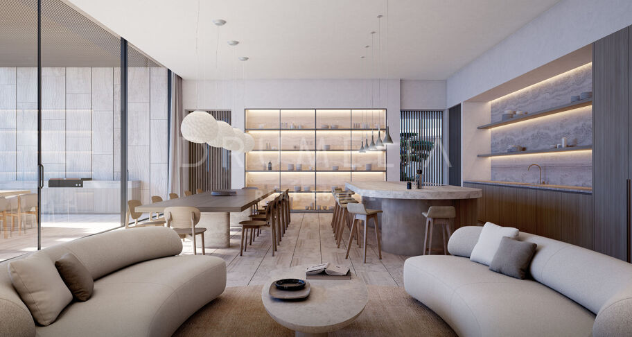Villa Niwa - Unique brand-new luxury mansion of contemporary style with sea panorama in La Reserva de Sotogrande