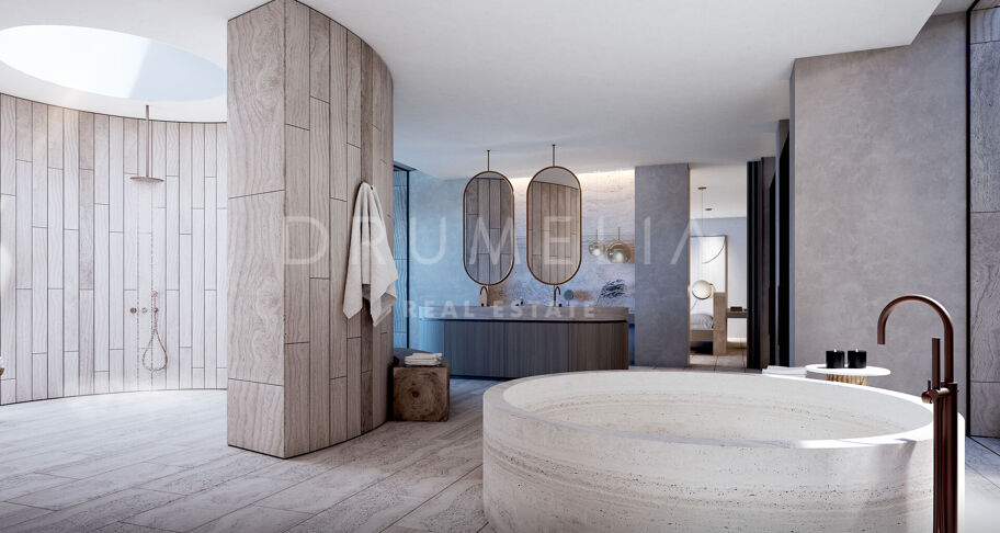 Villa Niwa - Unique brand-new luxury mansion of contemporary style with sea panorama in La Reserva de Sotogrande