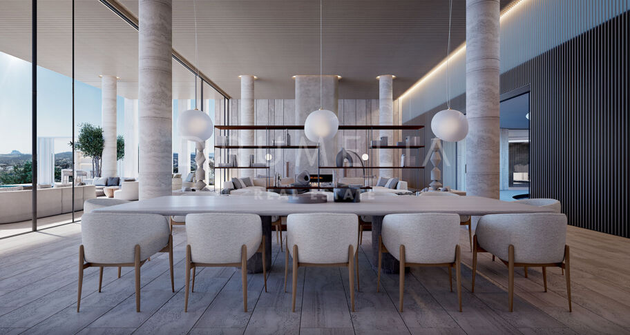 Villa Niwa - Unique brand-new luxury mansion of contemporary style with sea panorama in La Reserva de Sotogrande