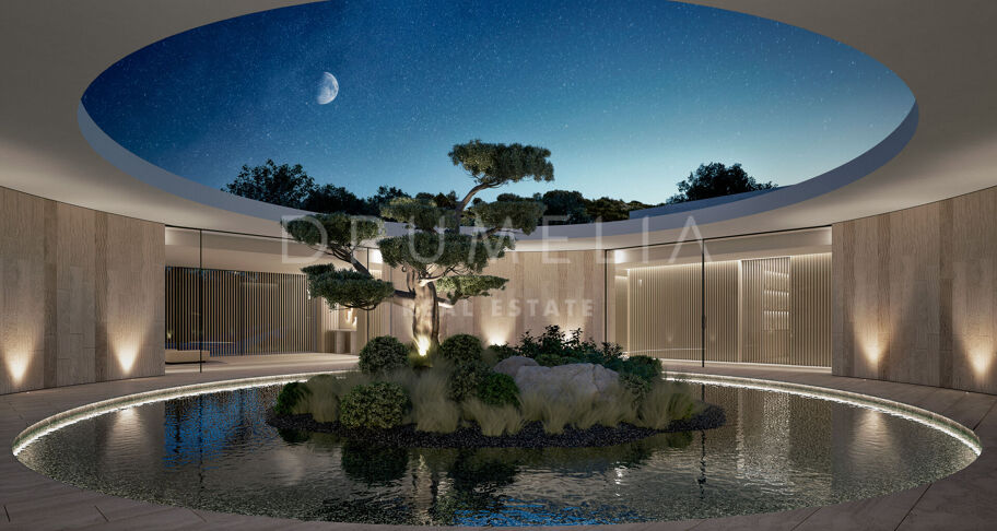 Villa Niwa - Unique brand-new luxury mansion of contemporary style with sea panorama in La Reserva de Sotogrande