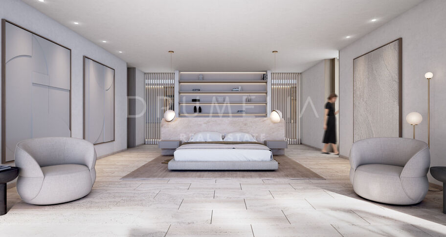 Villa Niwa - Unique brand-new luxury mansion of contemporary style with sea panorama in La Reserva de Sotogrande