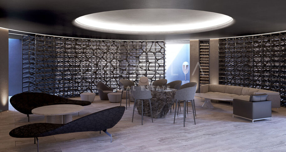 Villa Niwa - Unique brand-new luxury mansion of contemporary style with sea panorama in La Reserva de Sotogrande