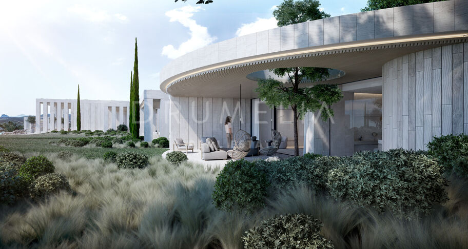 Villa Niwa - Unique brand-new luxury mansion of contemporary style with sea panorama in La Reserva de Sotogrande