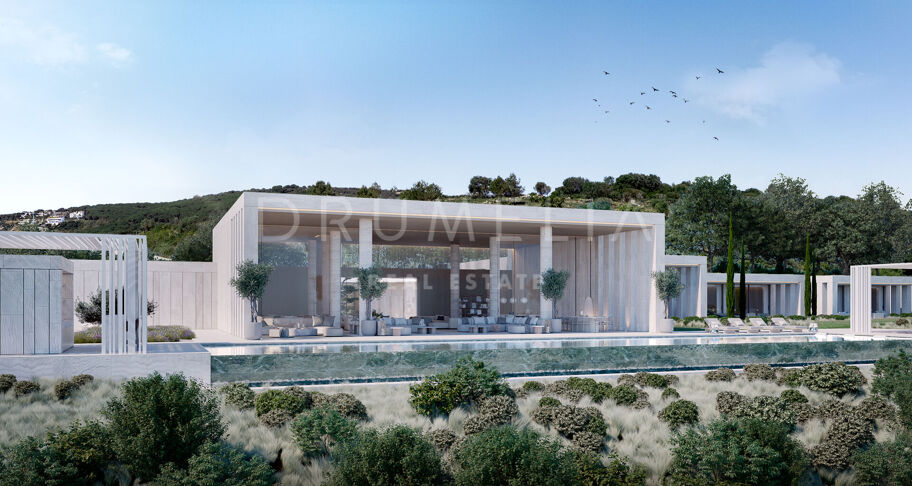 Villa Niwa - Unique brand-new luxury mansion of contemporary style with sea panorama in La Reserva de Sotogrande