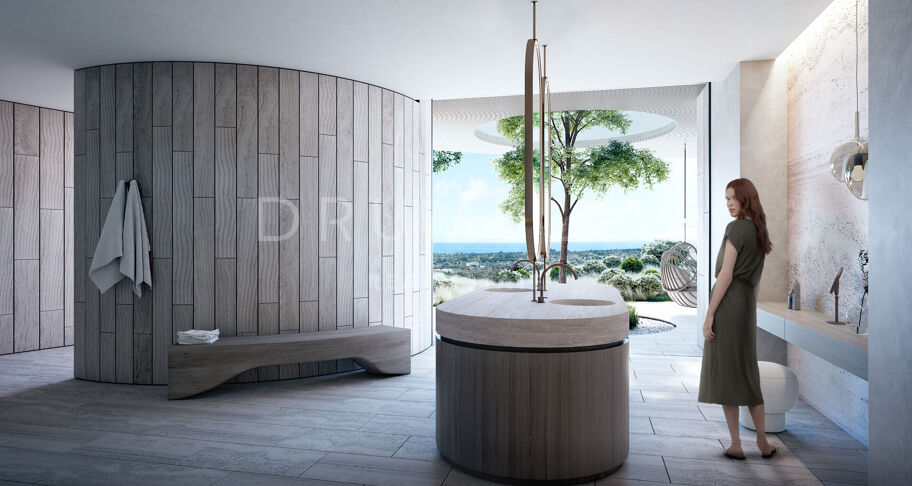 Villa Niwa - Unique brand-new luxury mansion of contemporary style with sea panorama in La Reserva de Sotogrande