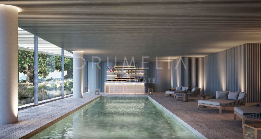 Villa Niwa - Unique brand-new luxury mansion of contemporary style with sea panorama in La Reserva de Sotogrande