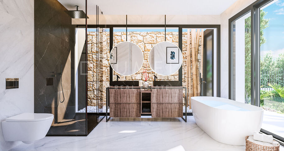 Gloednieuw elegant modern luxe Andalusisch villa project in Bel Air, New Golden Mile, Estepona