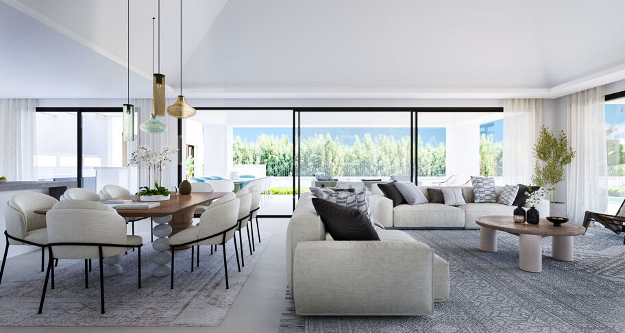 Gloednieuw elegant modern luxe Andalusisch villa project in Bel Air, New Golden Mile, Estepona