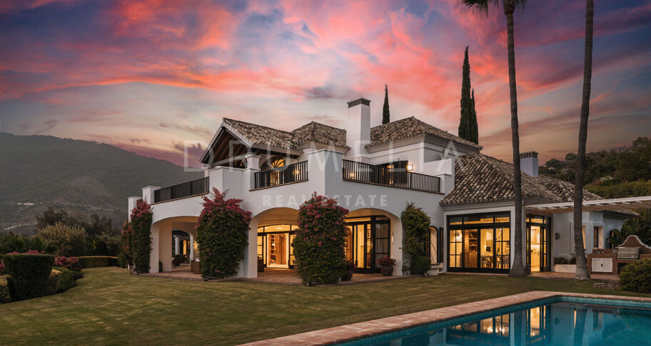 Casa Terregles - Luxe landhuis met Andalusische charme en panoramisch uitzicht in La Zagaleta, Benahavis