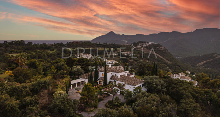 Casa Terregles - Luxe landhuis met Andalusische charme en panoramisch uitzicht in La Zagaleta, Benahavis