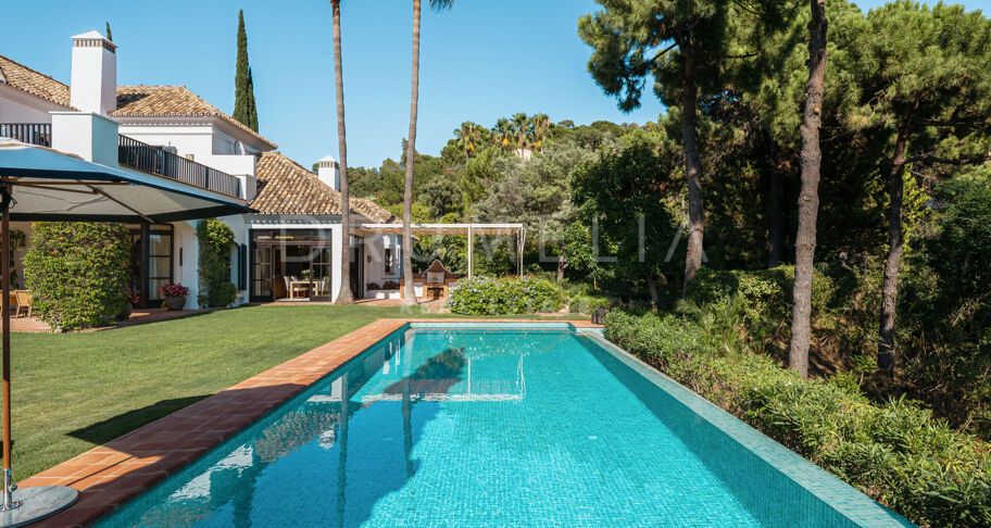Casa Terregles - Luxe landhuis met Andalusische charme en panoramisch uitzicht in La Zagaleta, Benahavis