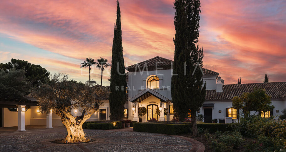 Casa Terregles - Luxe landhuis met Andalusische charme en panoramisch uitzicht in La Zagaleta, Benahavis
