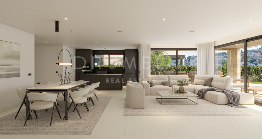 Helt ny fantastisk lyxvilla i modern stil till salu på den nya Golden Mile i Estepona