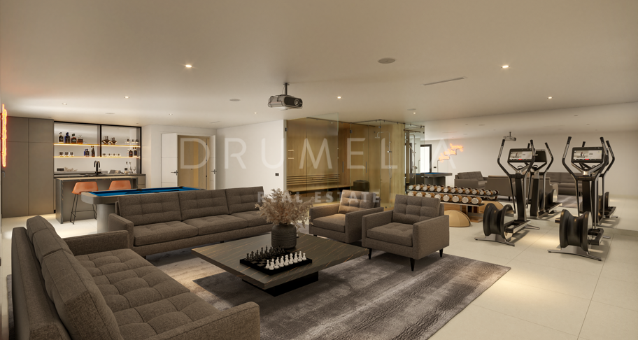 Helt ny fantastisk lyxvilla i modern stil till salu på den nya Golden Mile i Estepona