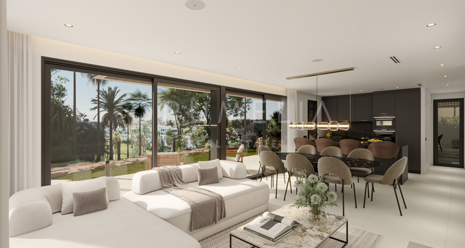 Spectaculaire villa de luxe moderne toute neuve à vendre dans le magnifique El Campanario, Estepona.