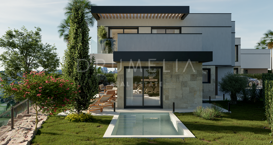 Spectaculaire villa de luxe moderne toute neuve à vendre dans le magnifique El Campanario, Estepona.