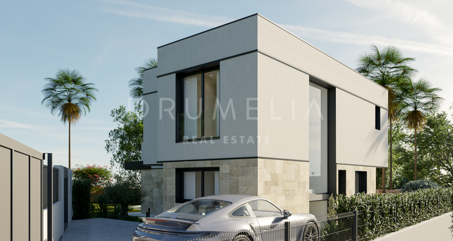 Spectaculaire villa de luxe moderne toute neuve à vendre dans le magnifique El Campanario, Estepona.