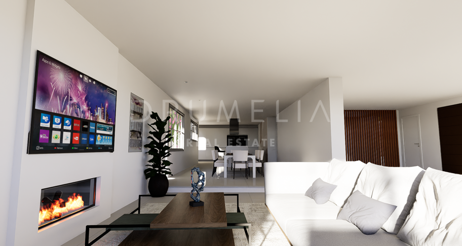 Charmante villa de luxe rénovée avec terrain de tennis et piscine à El Real Panorama, Marbella Est.