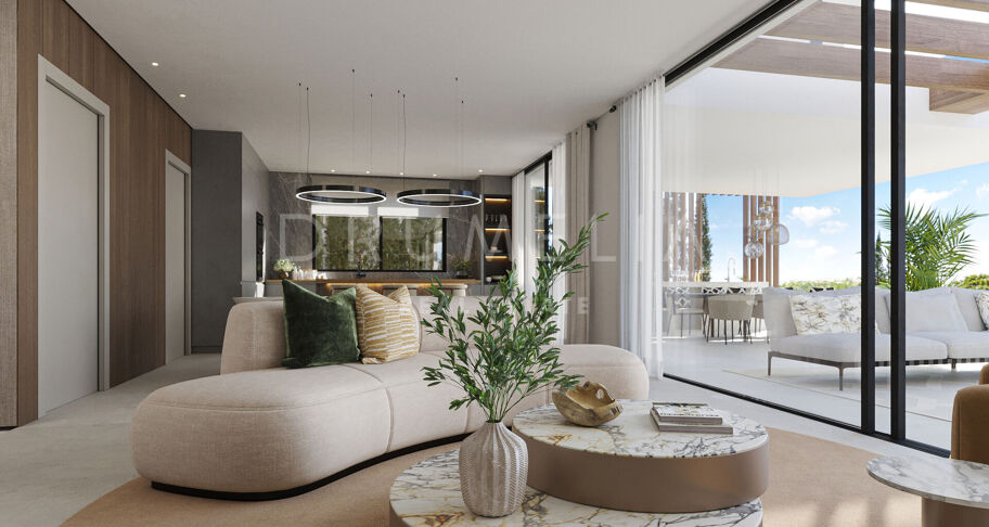 Luxuriöse Villa im malerischen La Resina del Golf mit Panoramablick auf das Meer, Estepona