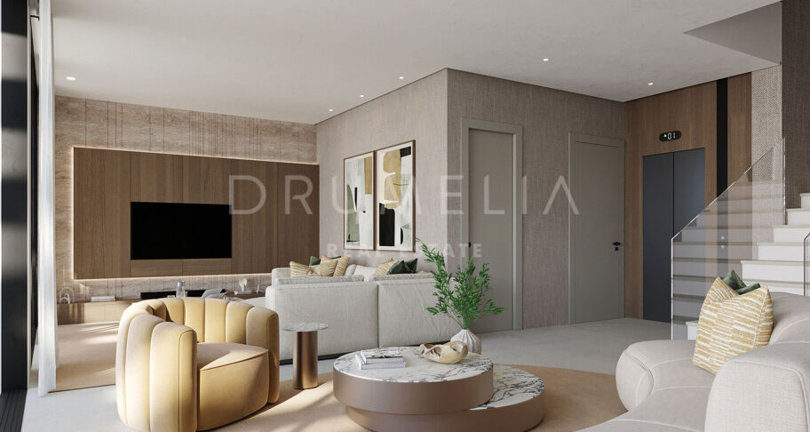 Luxuriöse Villa im malerischen La Resina del Golf mit Panoramablick auf das Meer, Estepona