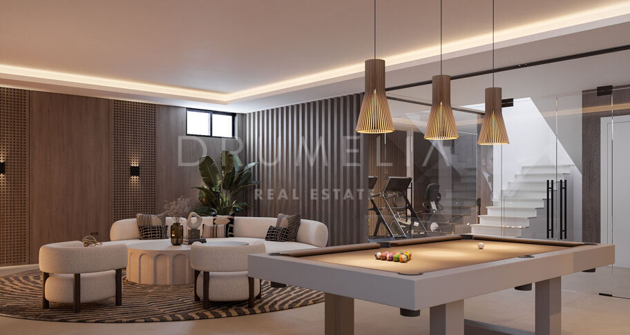 Luxe villa in het schilderachtige La Resina del Golf met panoramisch uitzicht op zee, Estepona