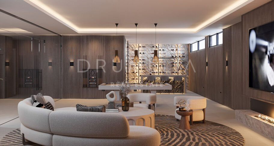 Luxe villa in het schilderachtige La Resina del Golf met panoramisch uitzicht op zee, Estepona