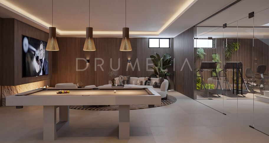 Luxe villa in het schilderachtige La Resina del Golf met panoramisch uitzicht op zee, Estepona