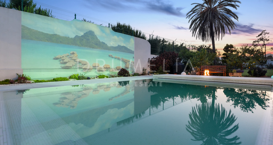 Charmante villa de golf à vendre à Guadalmina Baja, Marbella.