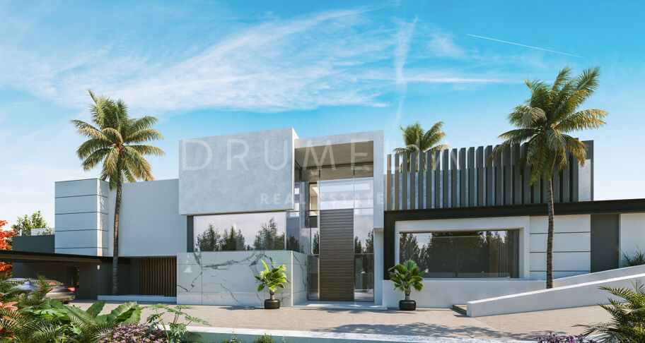 Hochmoderne High-End-Villa im Bau im schönen El Paraiso Alto, Benahavis