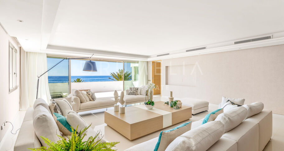 Waterfront 4-Bed Apartment with Dramatic Sea Views in Gray D'Albion, Most Coveted Building in Puerto Banus