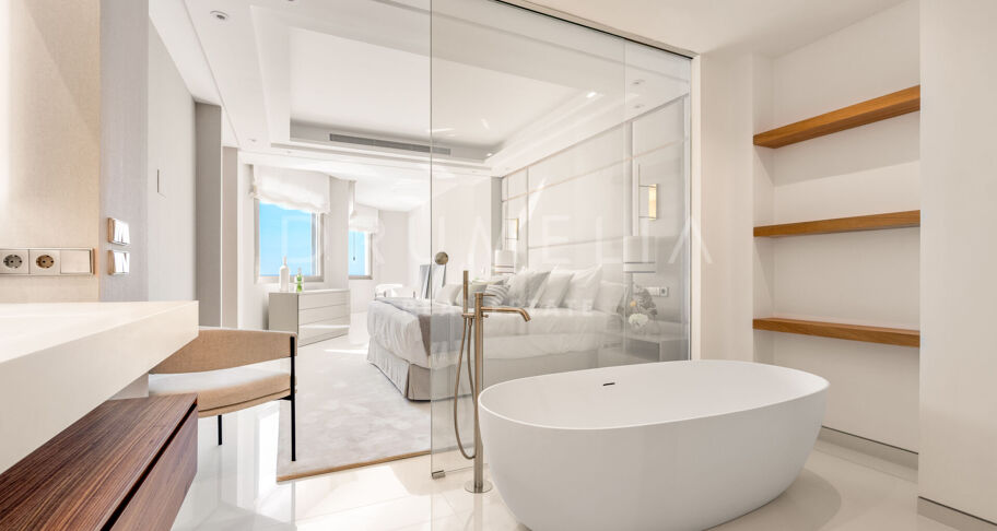 Waterfront 4-Bed Apartment with Dramatic Sea Views in Gray D'Albion, Most Coveted Building in Puerto Banus