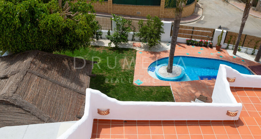 Unikalna willa w stylu architektonicznym na sprzedaż w Nagüeles, Marbella Golden Mile