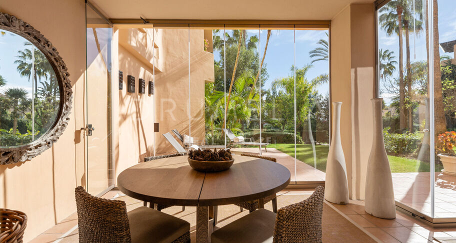 Prachtig appartement op de begane grond in Mansion Club, Marbella's Golden Mile