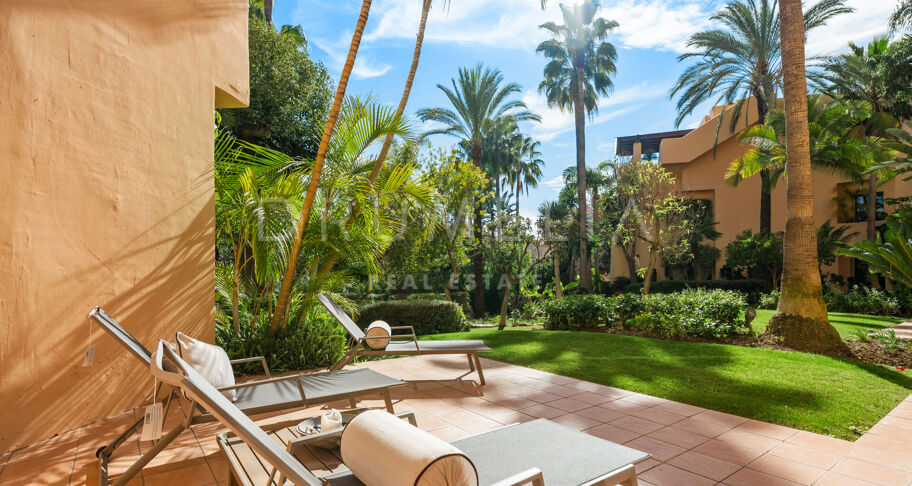Prachtig appartement op de begane grond in Mansion Club, Marbella's Golden Mile